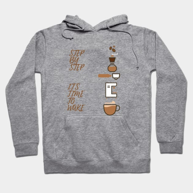 ITS COFFEE TIME Hoodie by Qurax